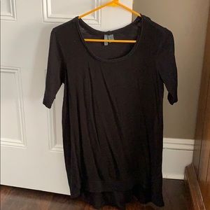 Anthropologie black t-shirt